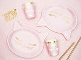 Pink Cat Plates 6pk